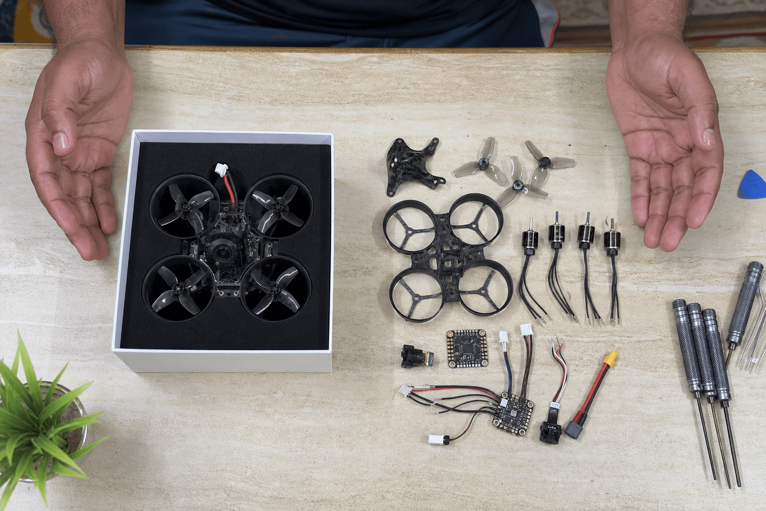 65mm whoop build guide for India: parts, order, and first hover: Should you build or buy BNF?