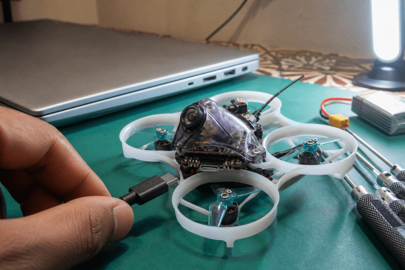 Betaflight setup for a tiny whoop: first-flight checklist: Before you plug USB