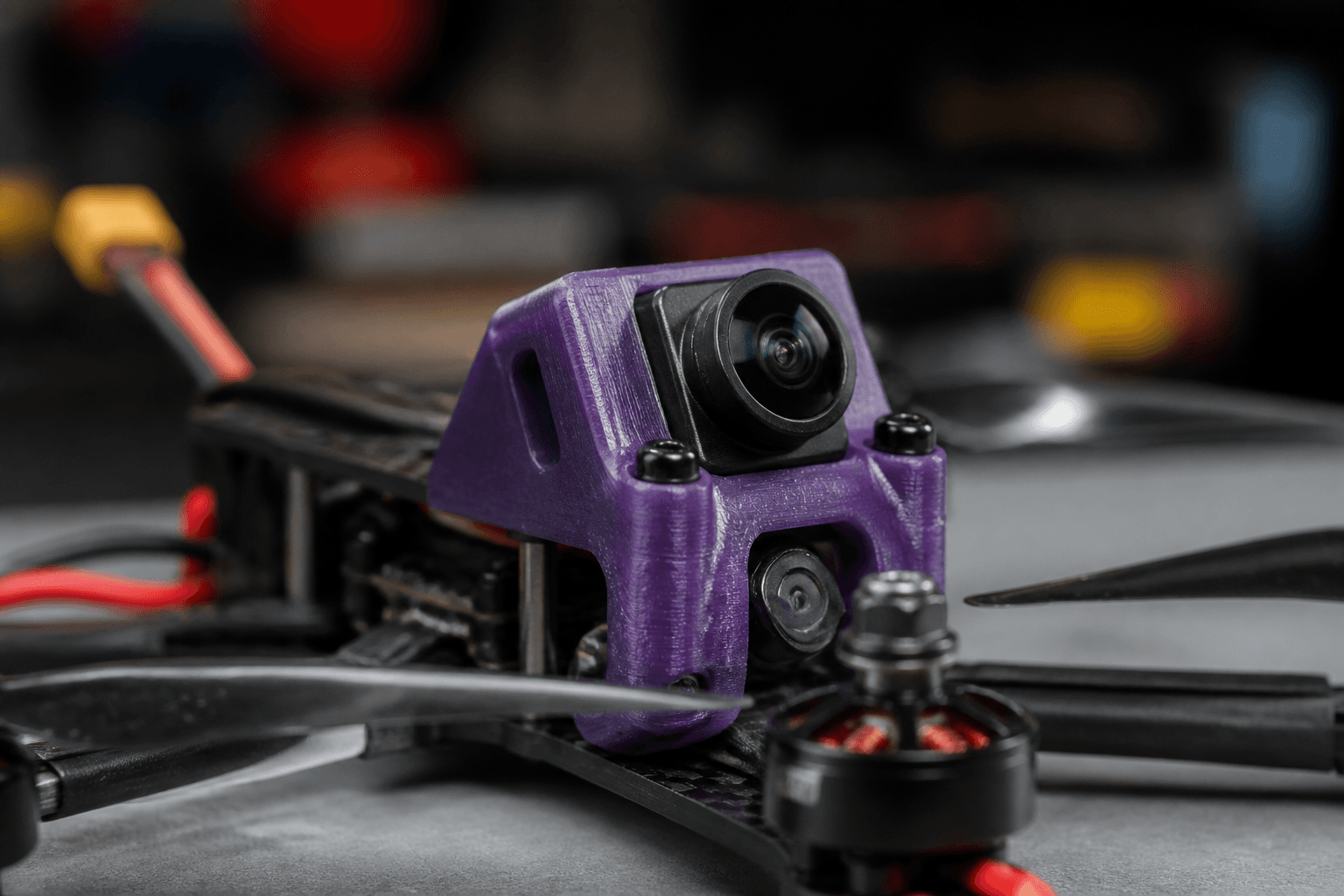 Camera angle and mount flex