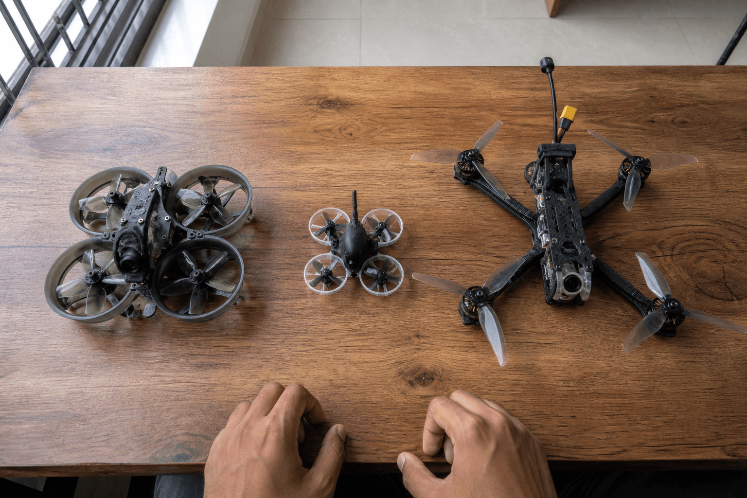 Cinewhoop, micro whoop, or 5" freestyle, which build should come first?: The three classes (honest summary)