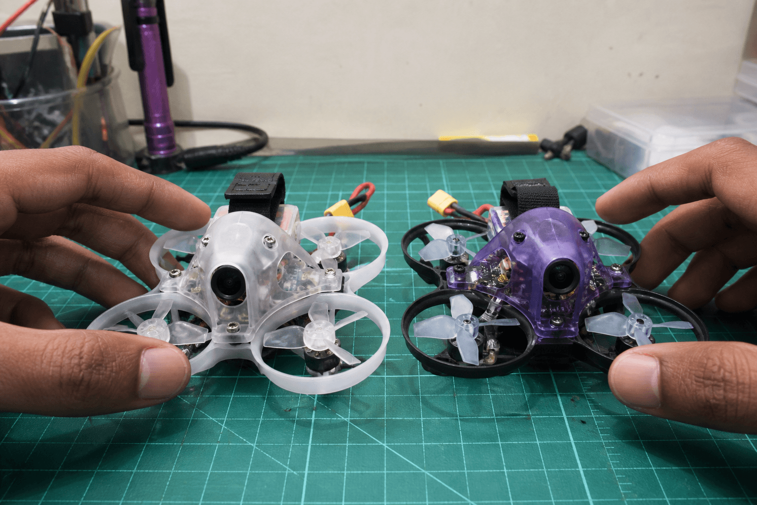 First 10 flights after a new build: BNF vs scratch: same ramp