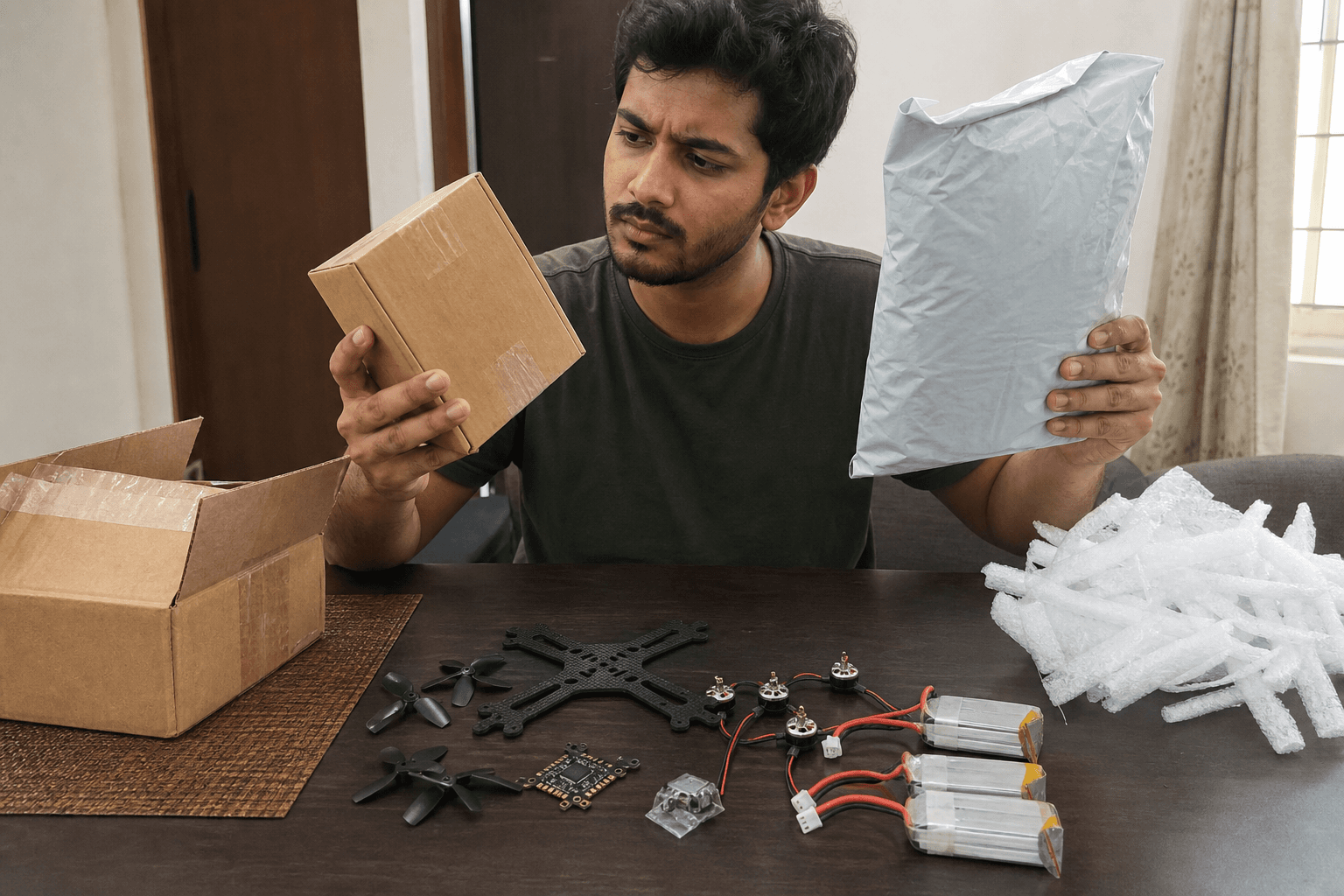FPV drone parts list for beginners: India buying notes