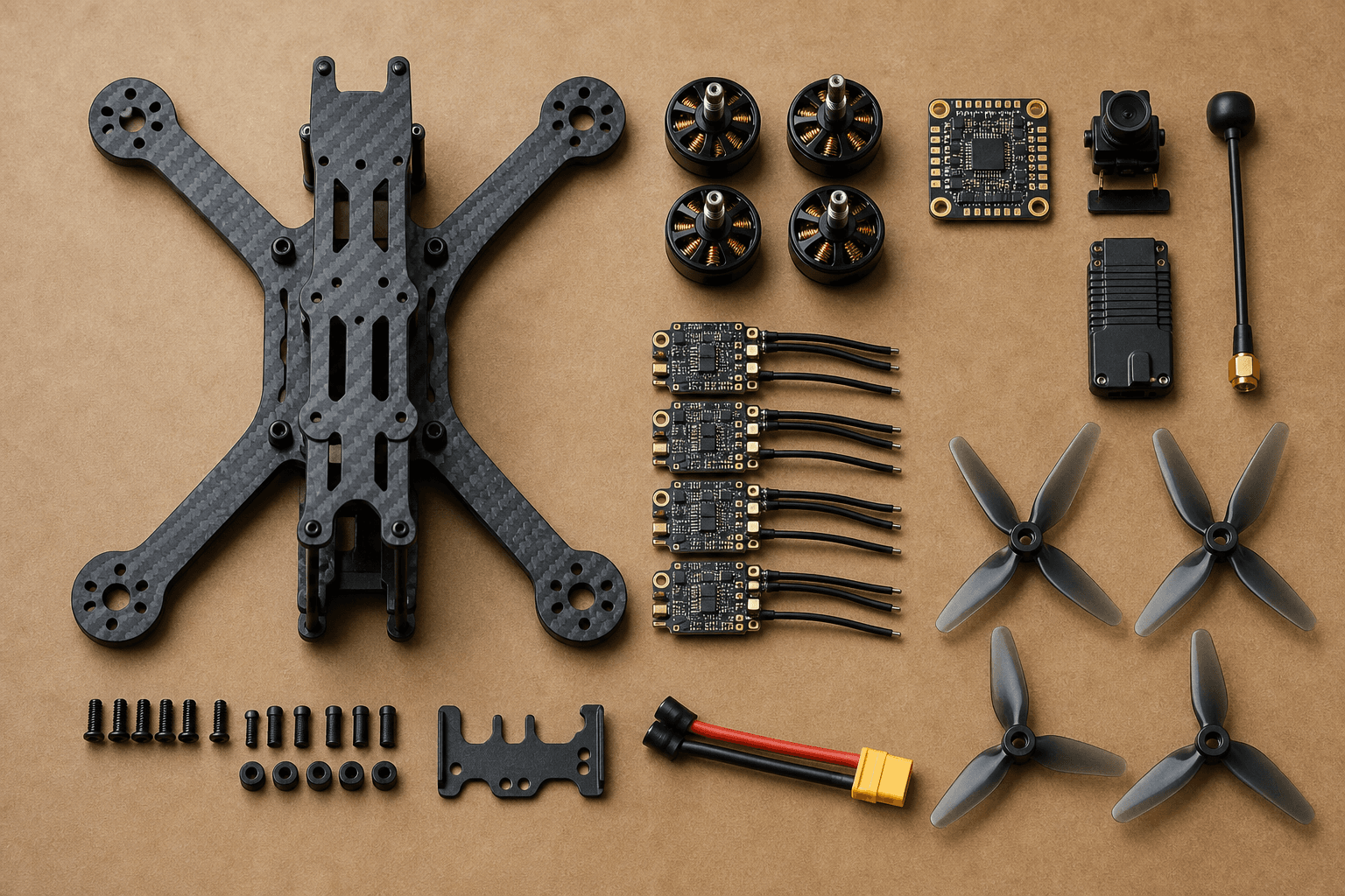 FPV drone parts list for beginners