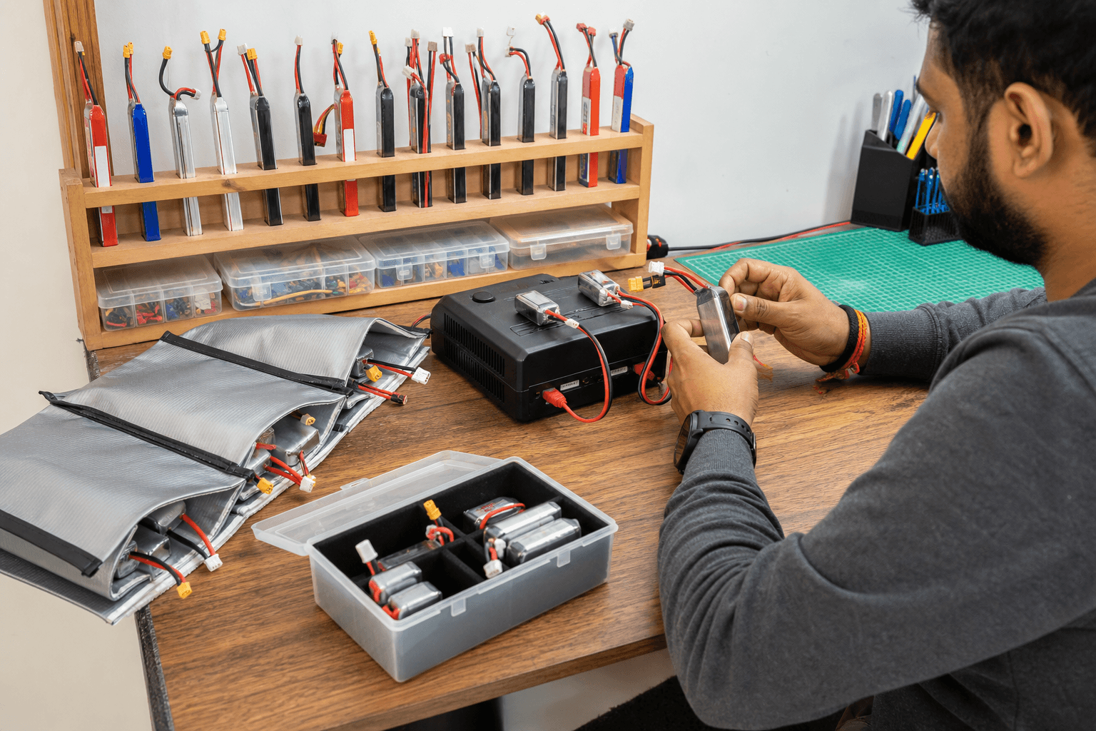 How many LiPo batteries do I need for FPV: Charge and storage workflow for a fleet
