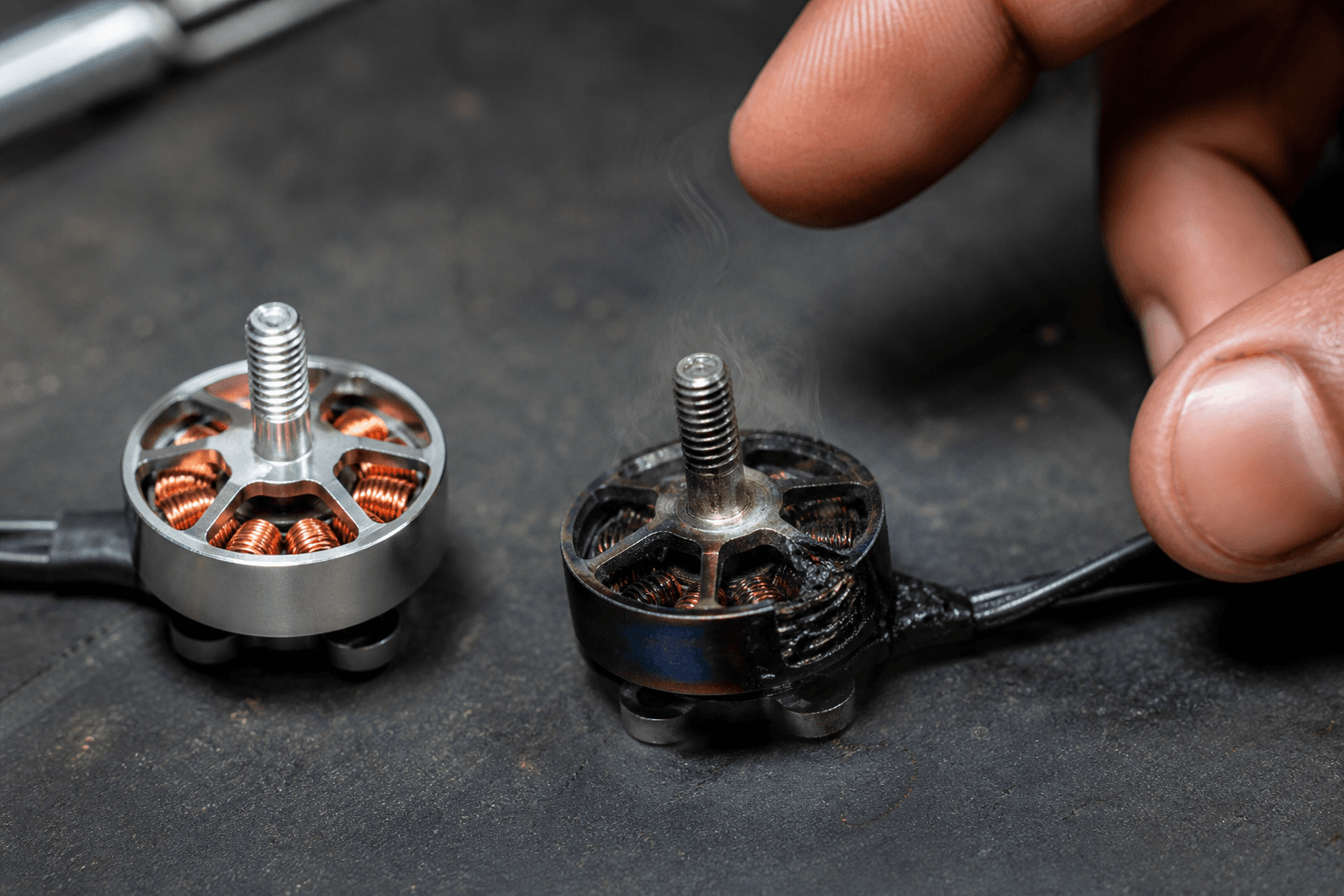 How to break in new FPV motors: Temp and failure modes