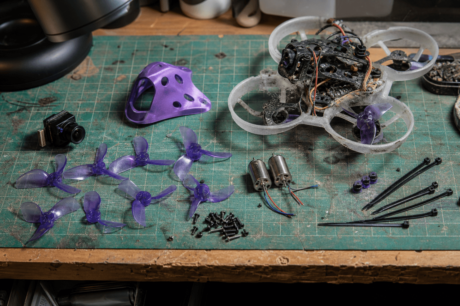 How to fix a crashed whoop: Spares that actually matter