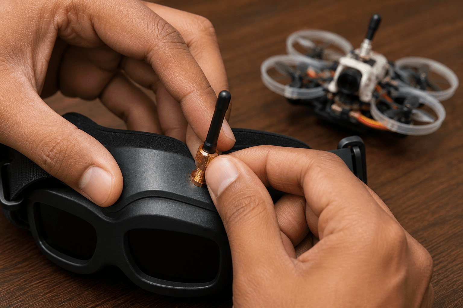 How to fix no picture on FPV goggles: Power and antennas first (30 seconds)