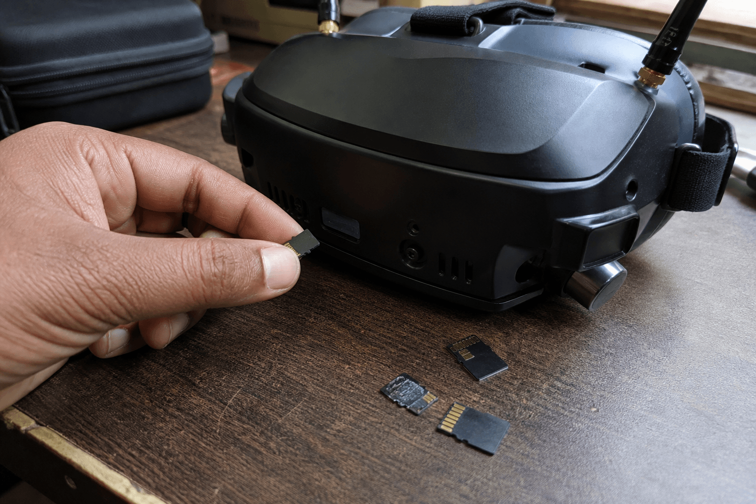 How to record DVR on FPV goggles: Card and format failure modes