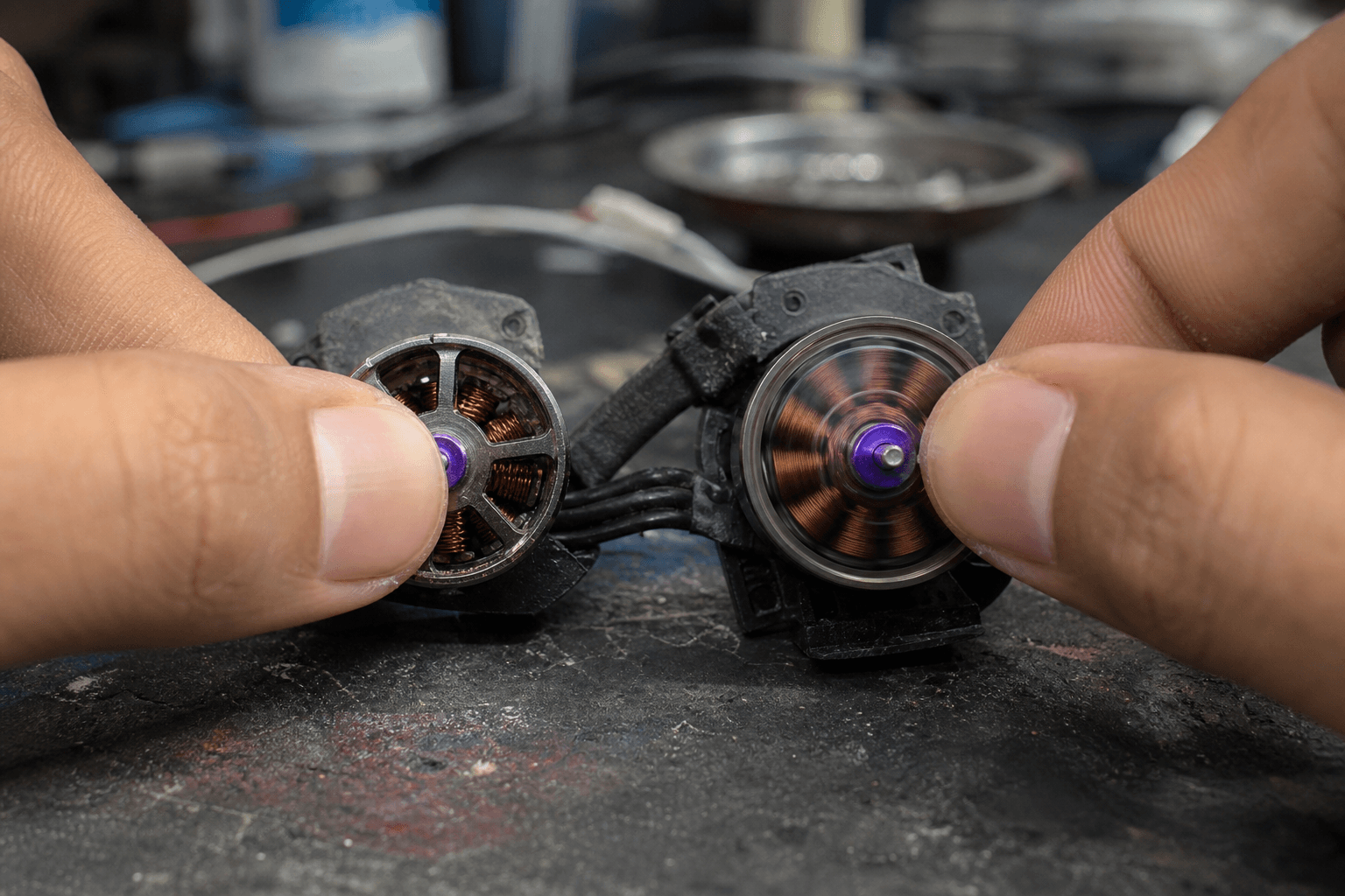 How to replace a whoop motor: Confirm it is the motor