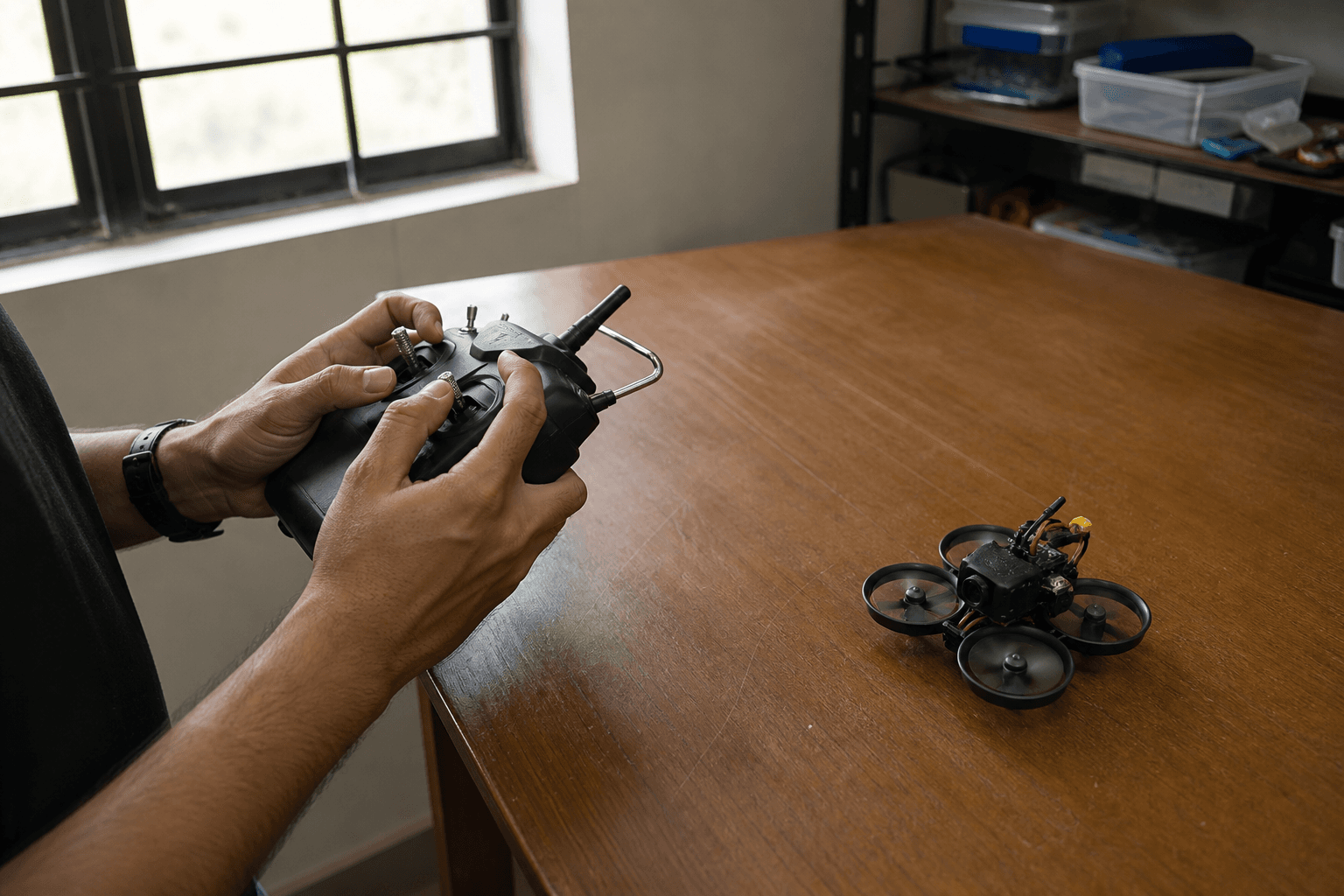 How to set up EdgeTX for FPV: Stick check before first hover