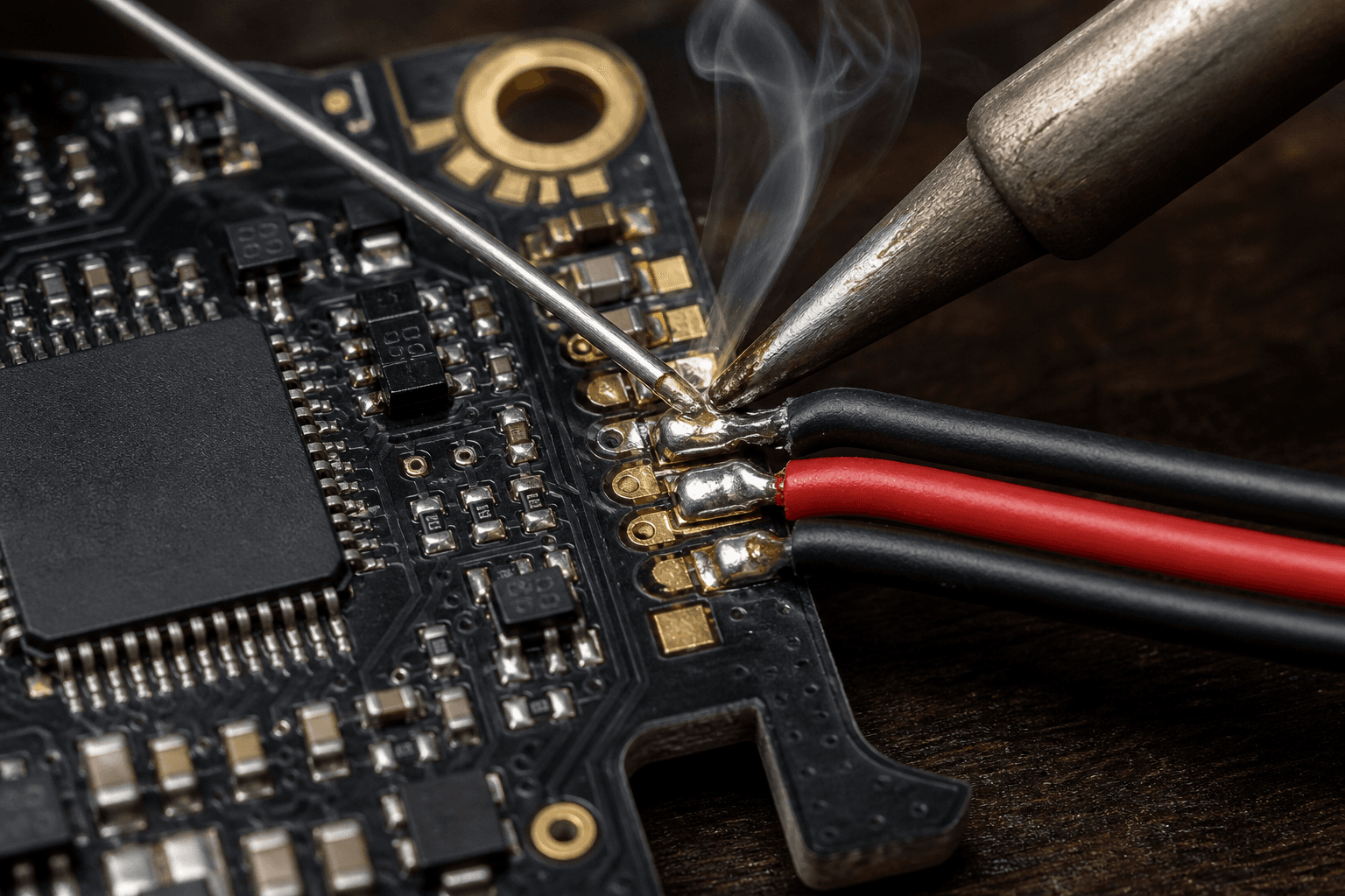 How to solder FPV drone motors