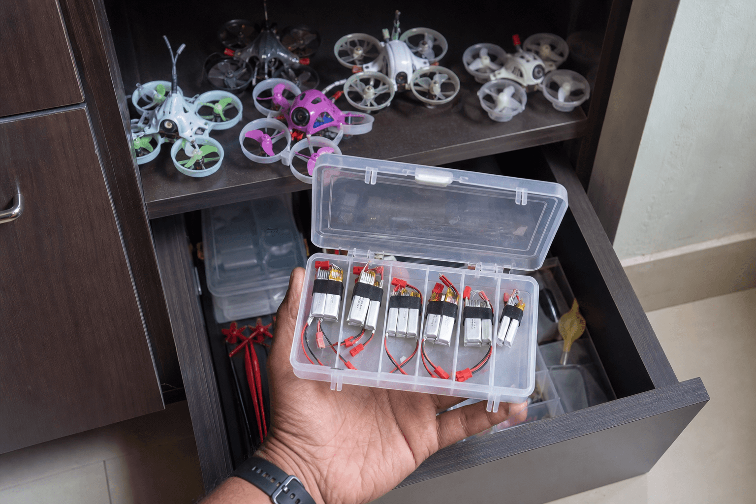 How to store LiPo batteries: Whoop fleet tip