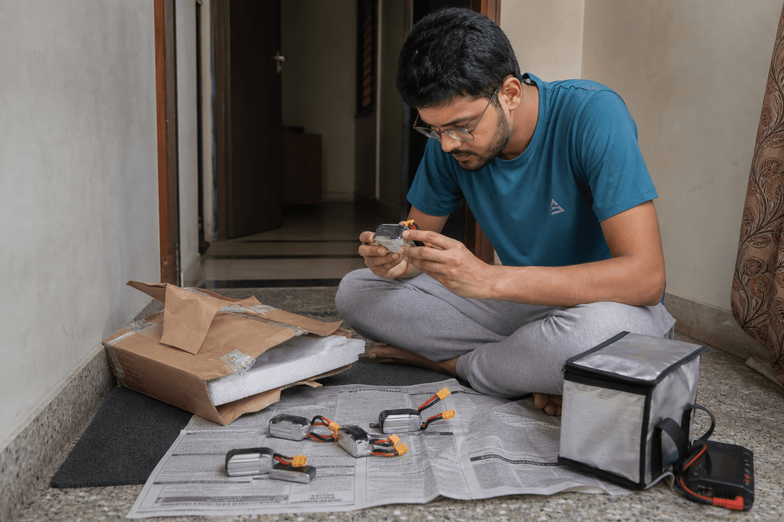 LiPo shipping in India: why batteries move surface-only and how to plan around it: Receiving day: check before you charge