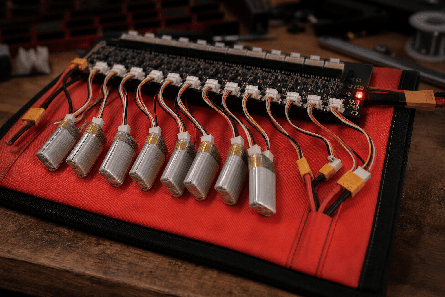Parallel charging: safe workflow