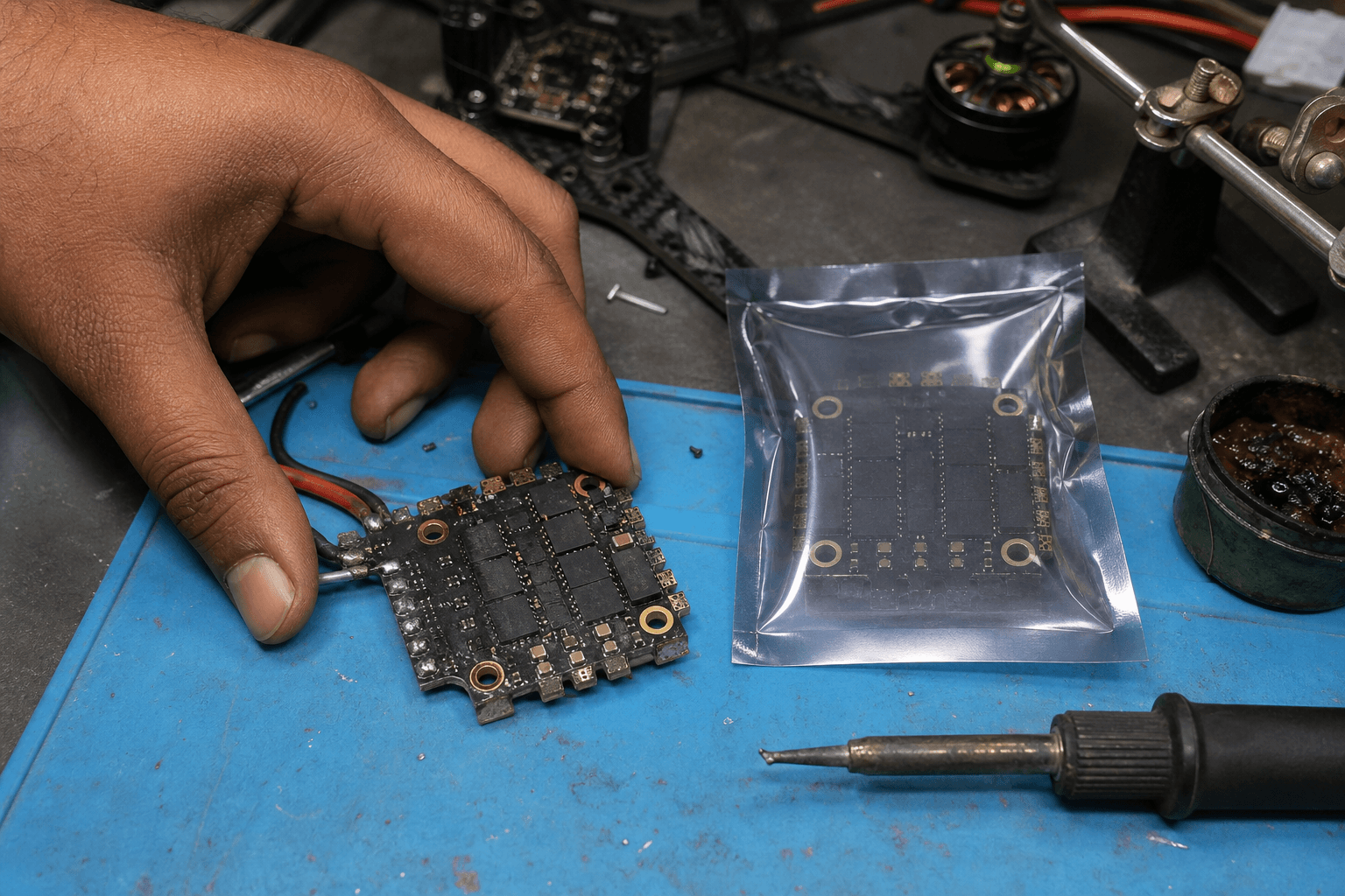 Soldering ESCs and pads without lifting traces: When to stop and order