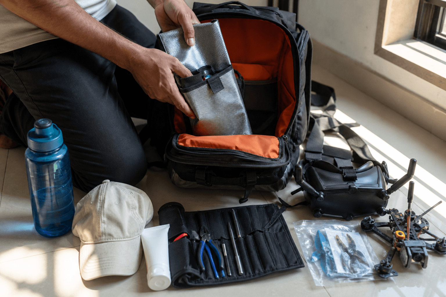 Summer heat: field day packing list in India: Pack list (check before leaving)