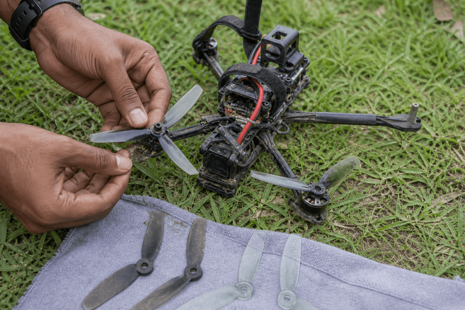 Tuning after a crash: Props and load changes