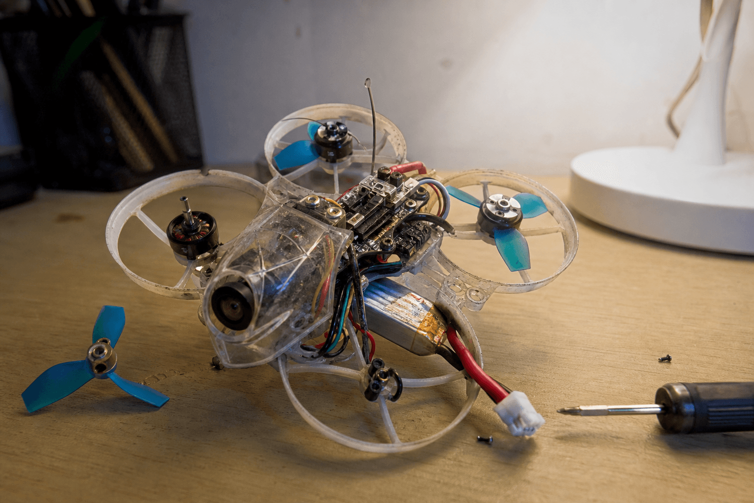 Why does my FPV drone keep falling: Mechanical and setup causes